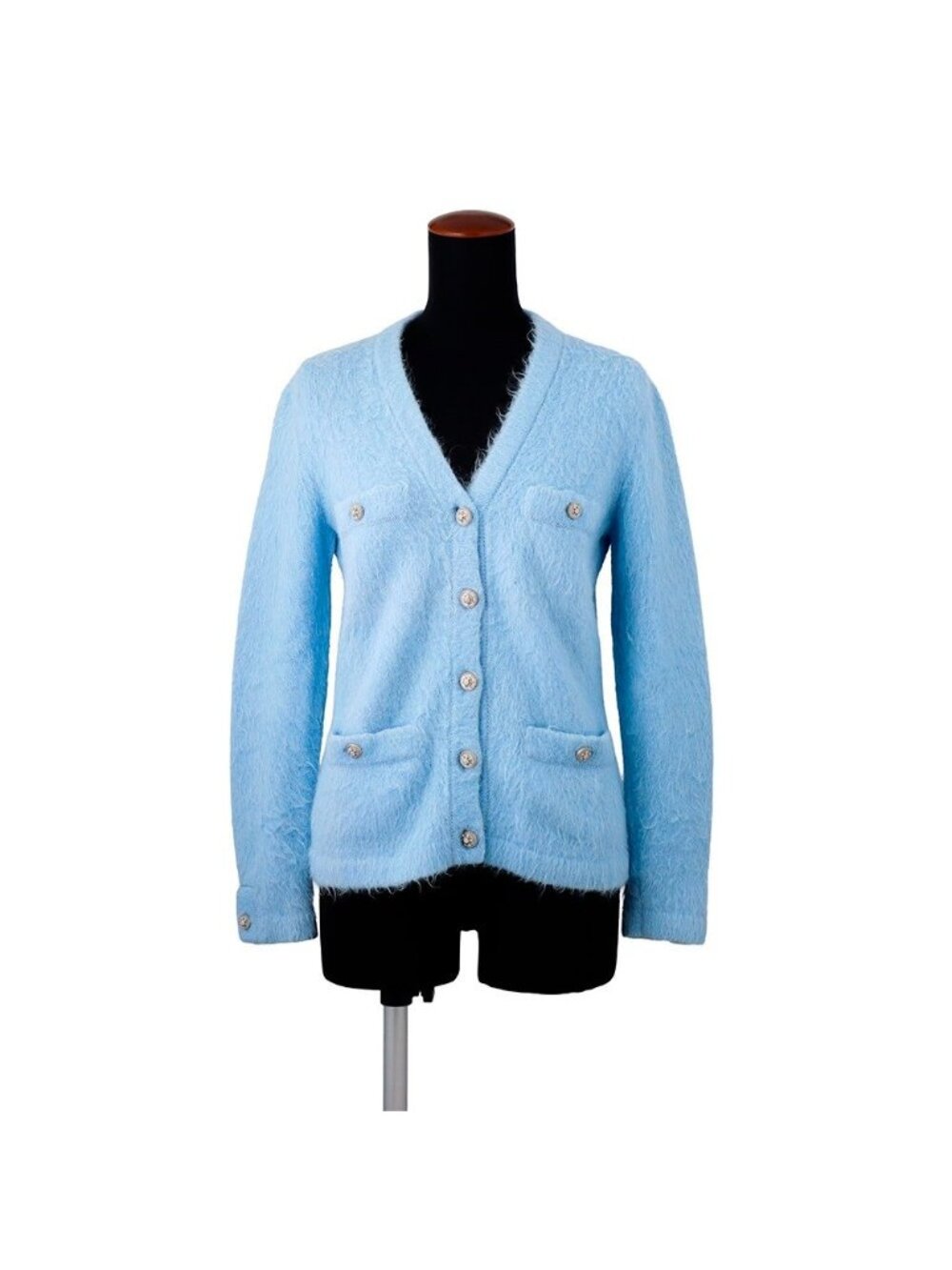 Chanel Cardigan Snowflake Button Cashmere Knit